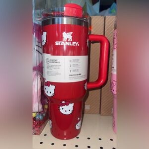 Stanley Red Mug with Hello Kitty Design